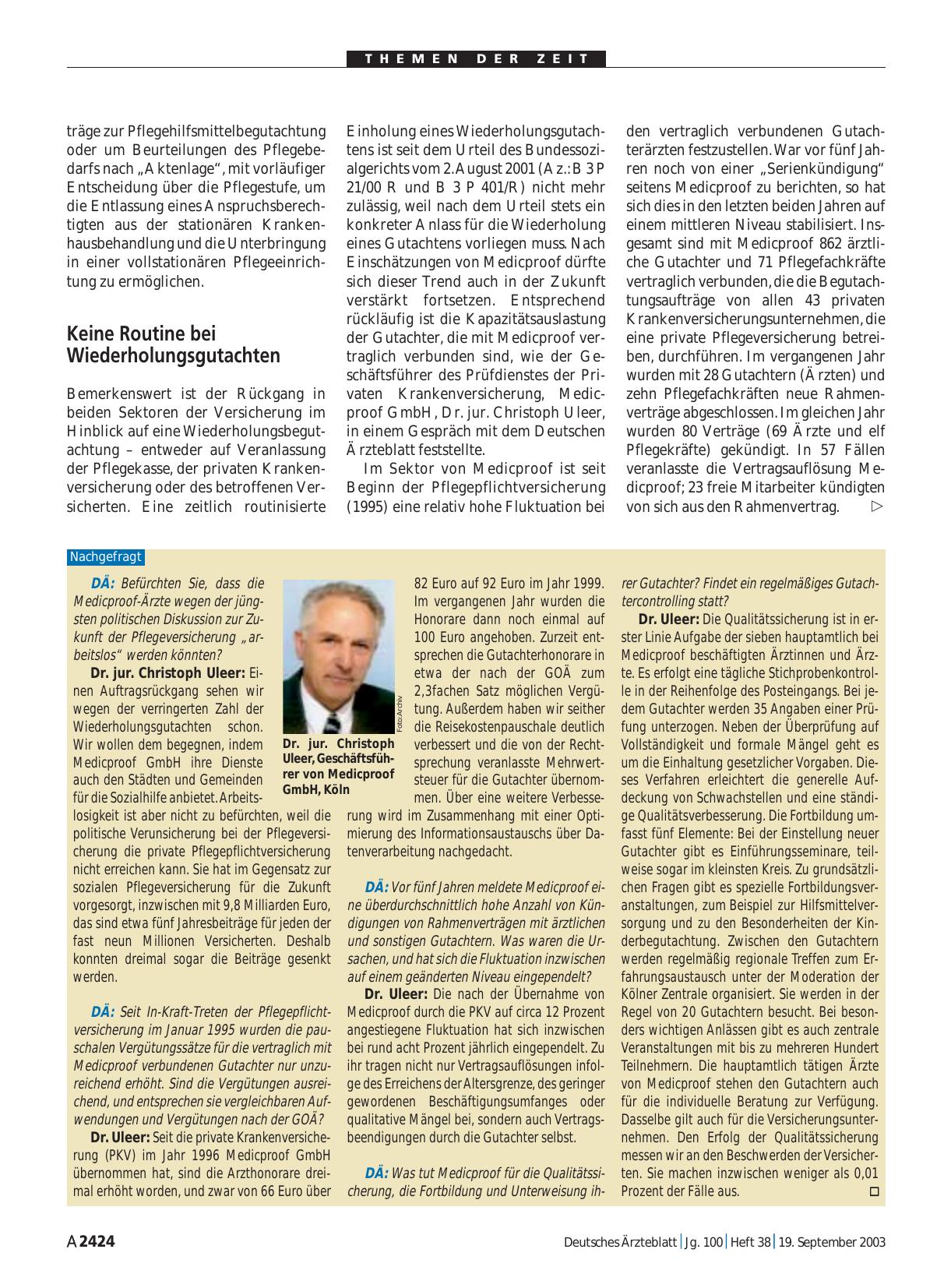 Vorschauseite 1: Nachgefragt