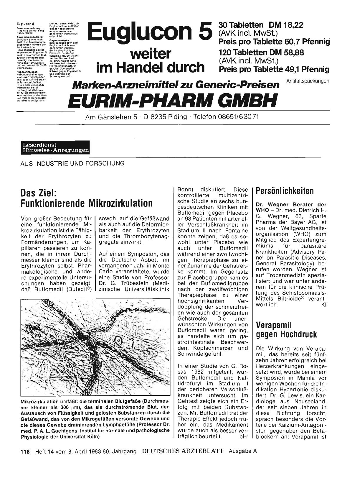Vorschauseite 1: Verapamil gegen Hochdruck