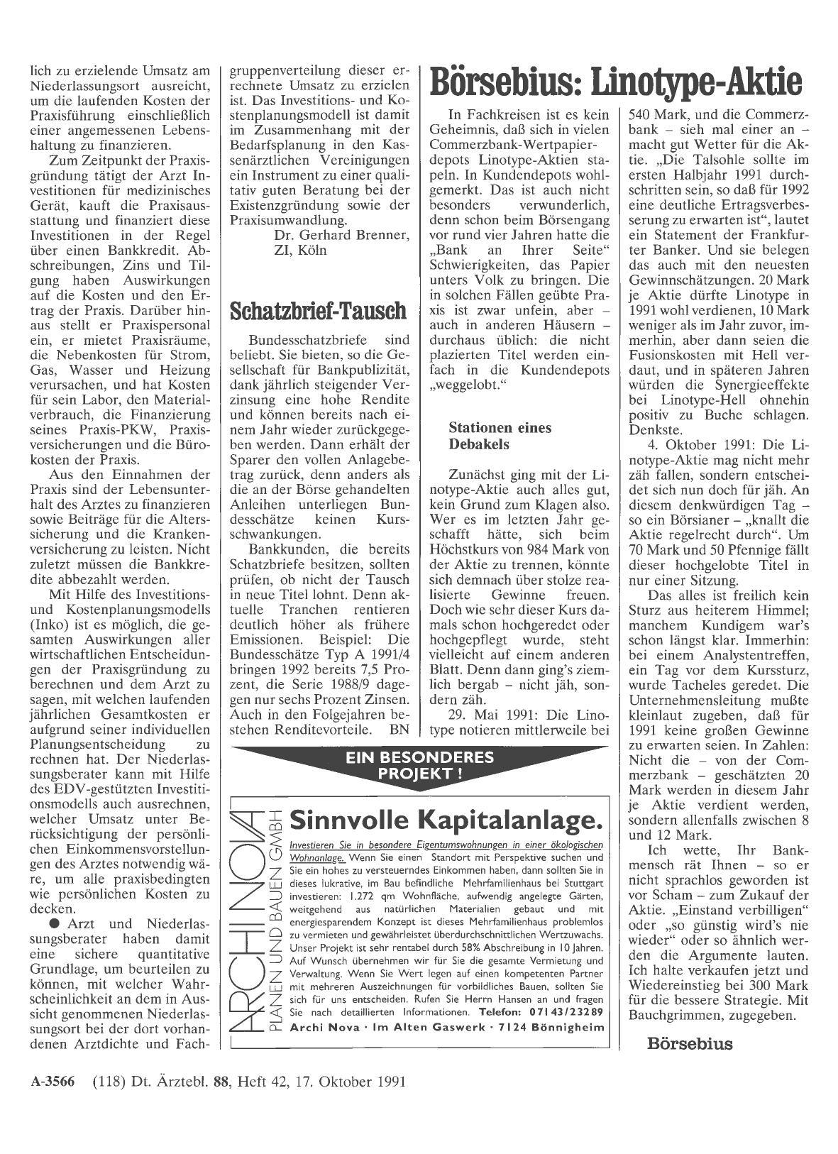 Vorschauseite 1: Schatzbrief-Tausch