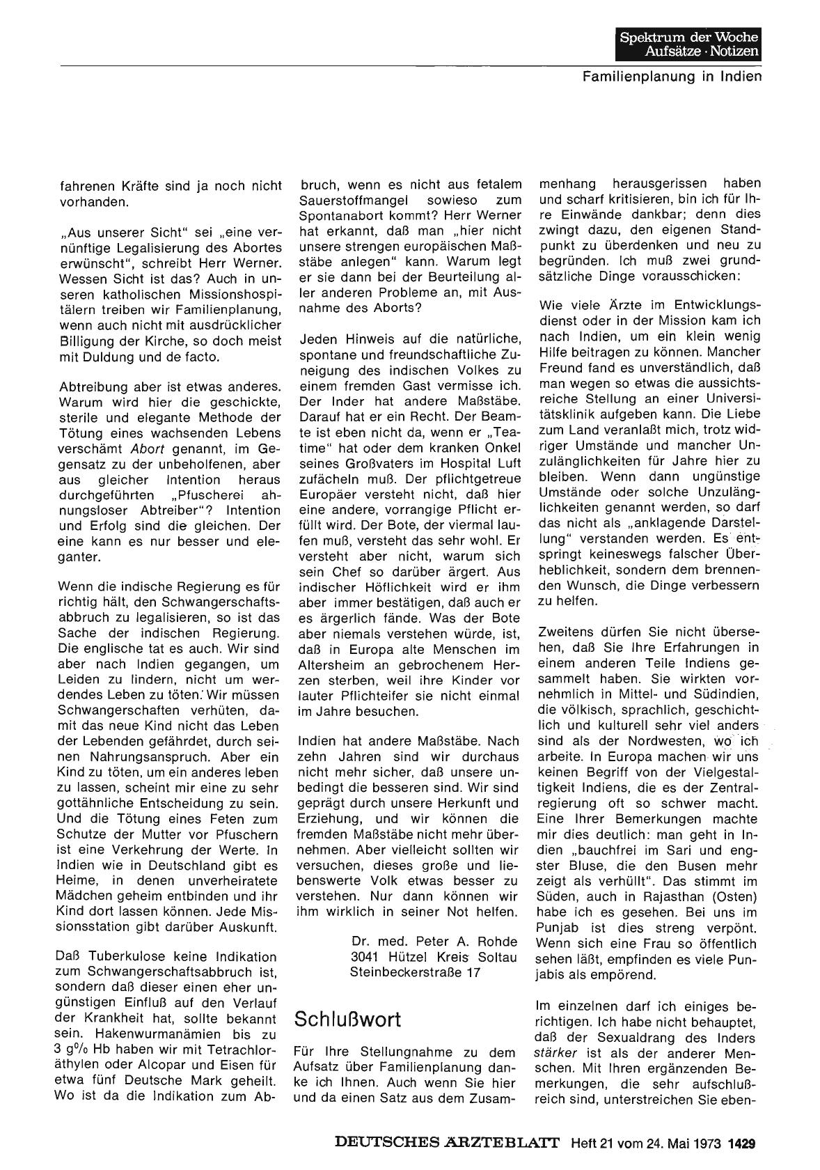 Vorschauseite 1: Schlußwort