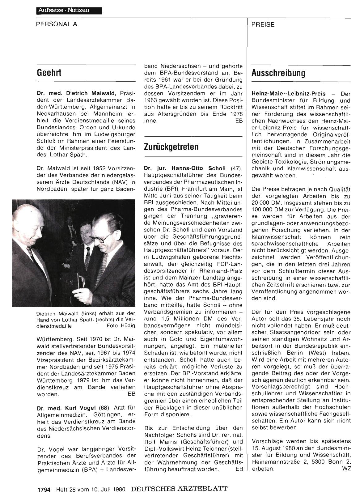 Vorschauseite 1: Zurückgetreten