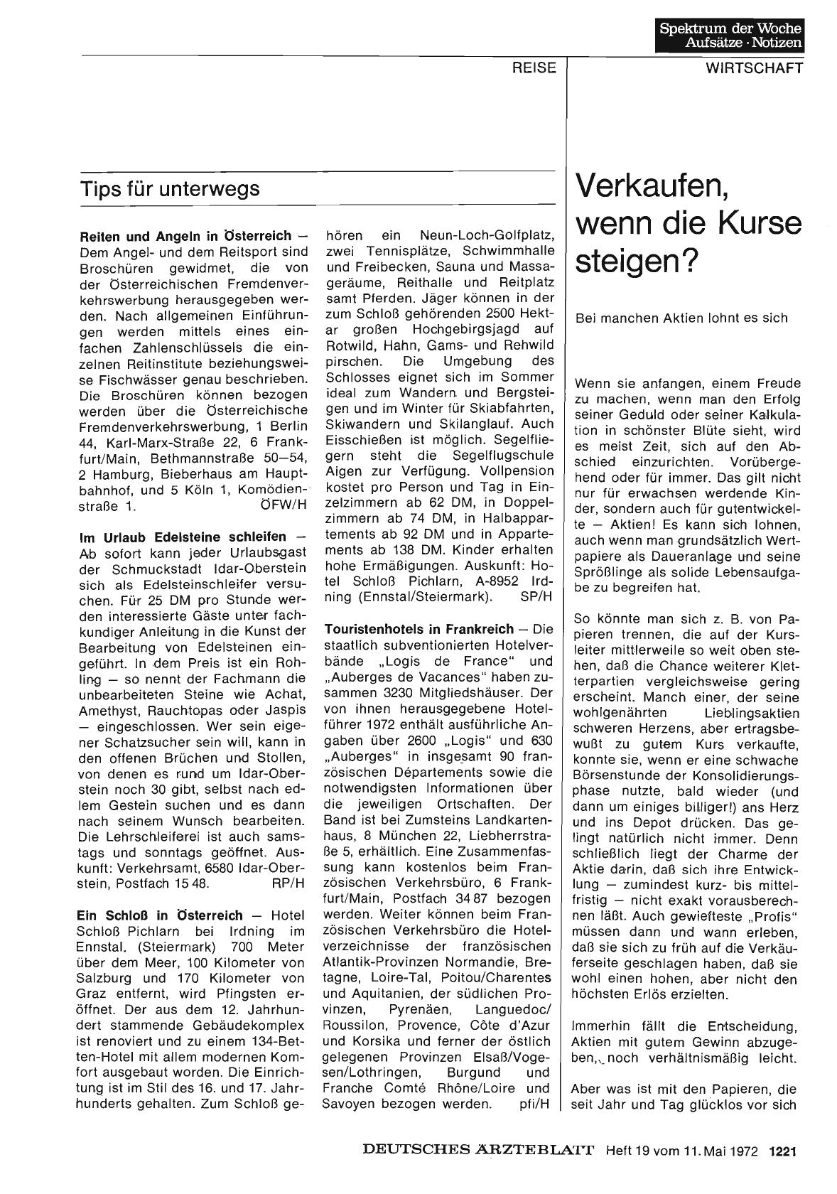 Vorschauseite 1: Tips für unterwegs