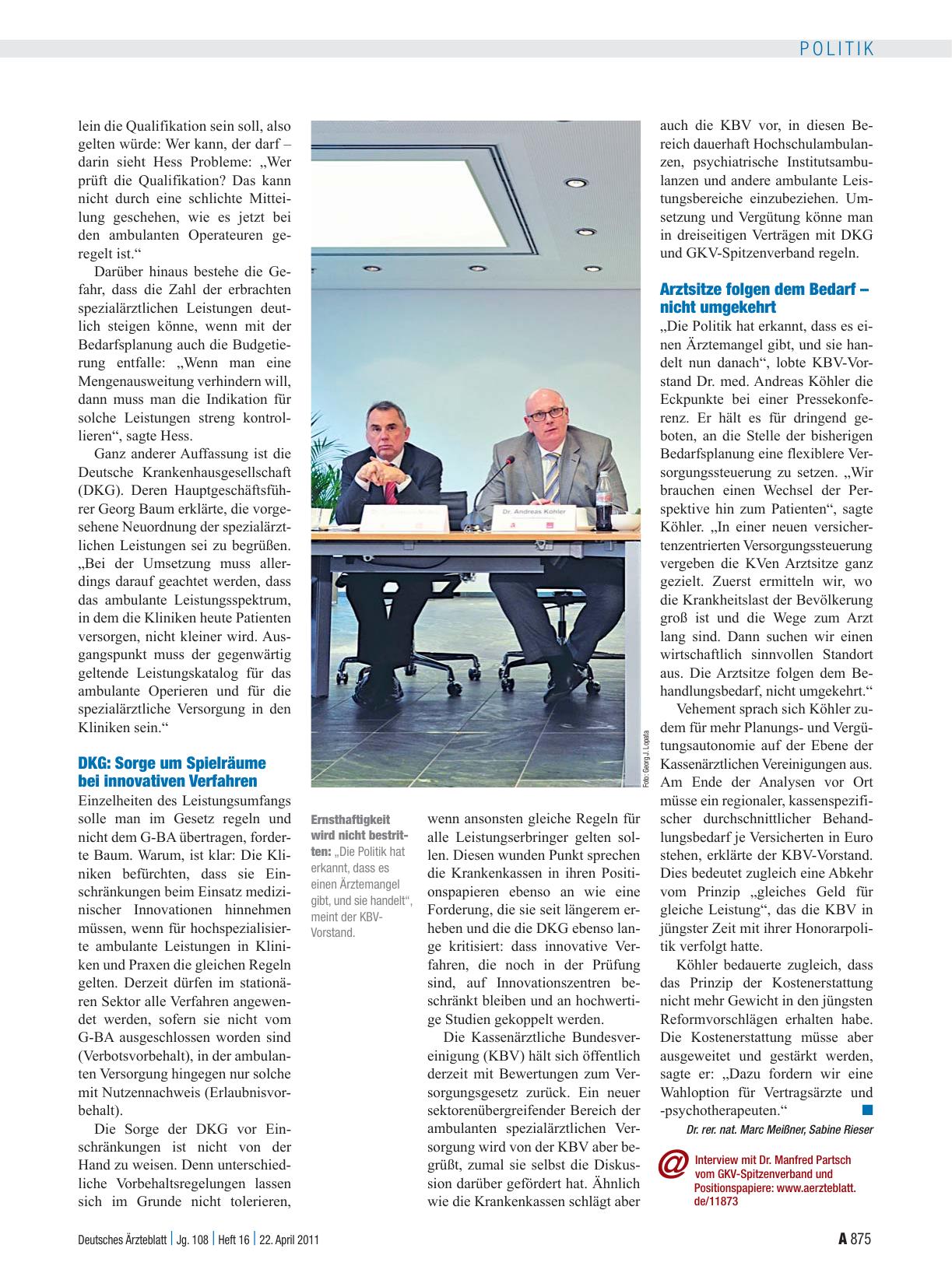 Vorschauseite 3: Reaktionen auf die Eckpunkte: Versorgungsgesetz – Einigkeit war gestern