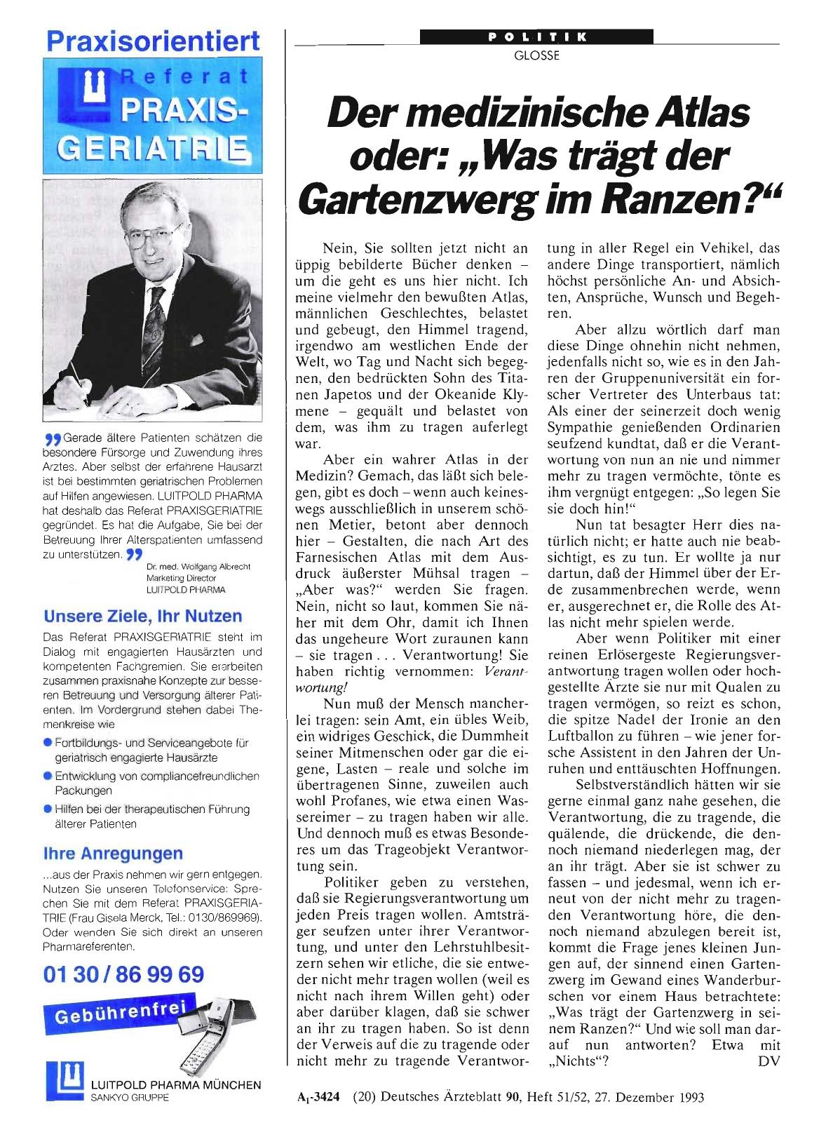 Vorschauseite 1: Der medizinische Atlas oder: „Was trägt der Gartenzwerg im Ranzen? “