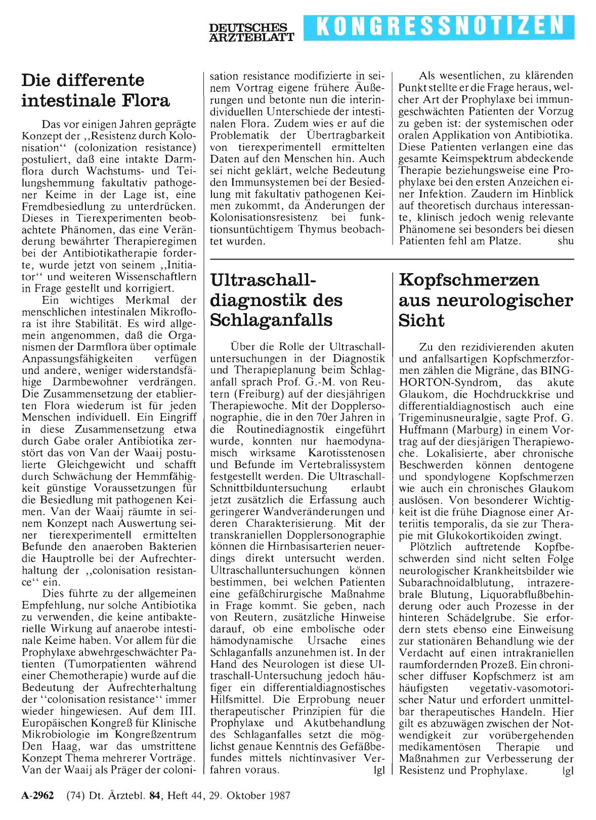 Vorschauseite 1: Die differente intestinale Flora