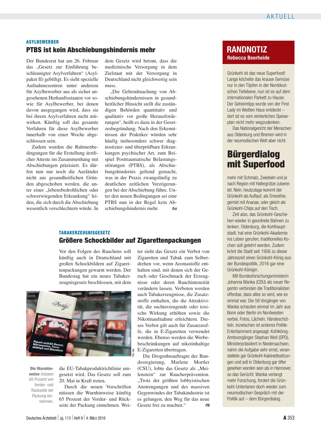 Vorschauseite 1: Randnotiz: Bürgerdialog mit Superfood