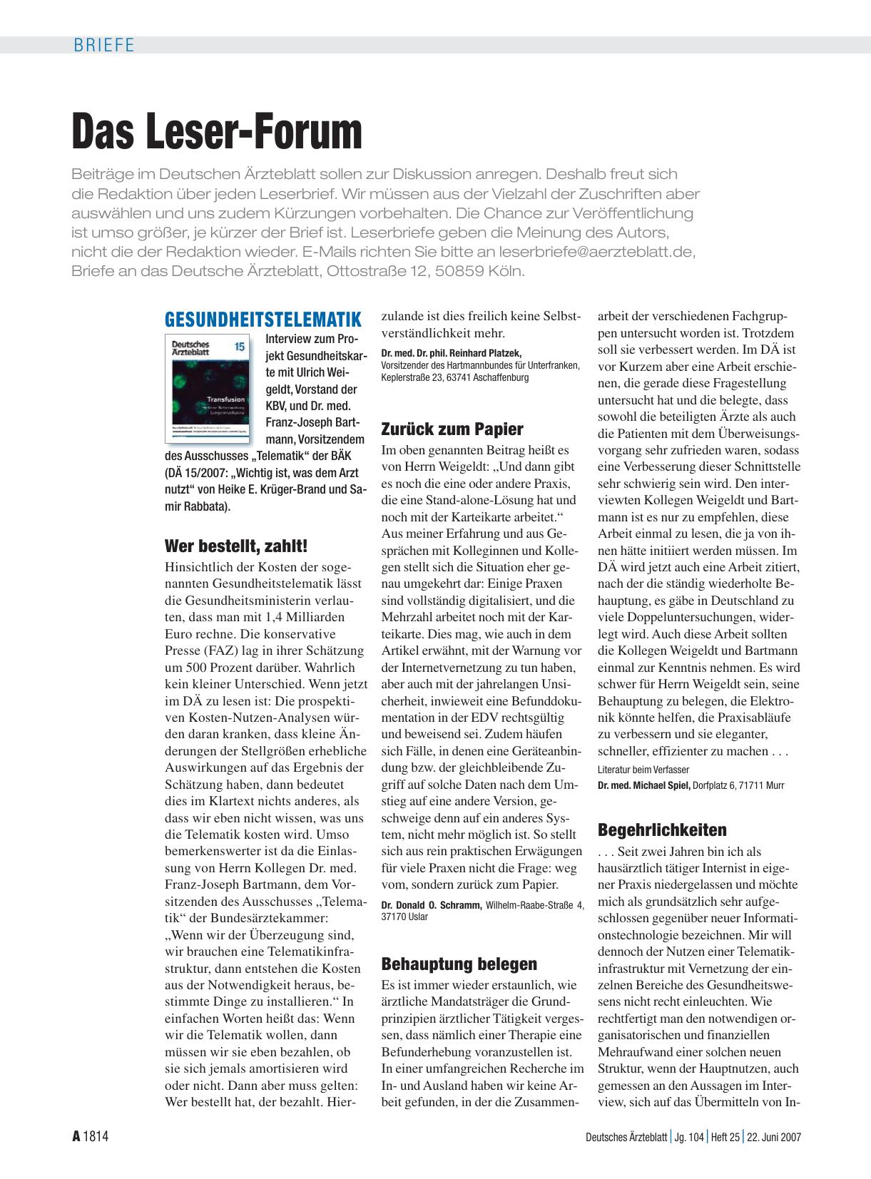 Vorschauseite 1: Gesundheitstelematik: Behauptung belegen