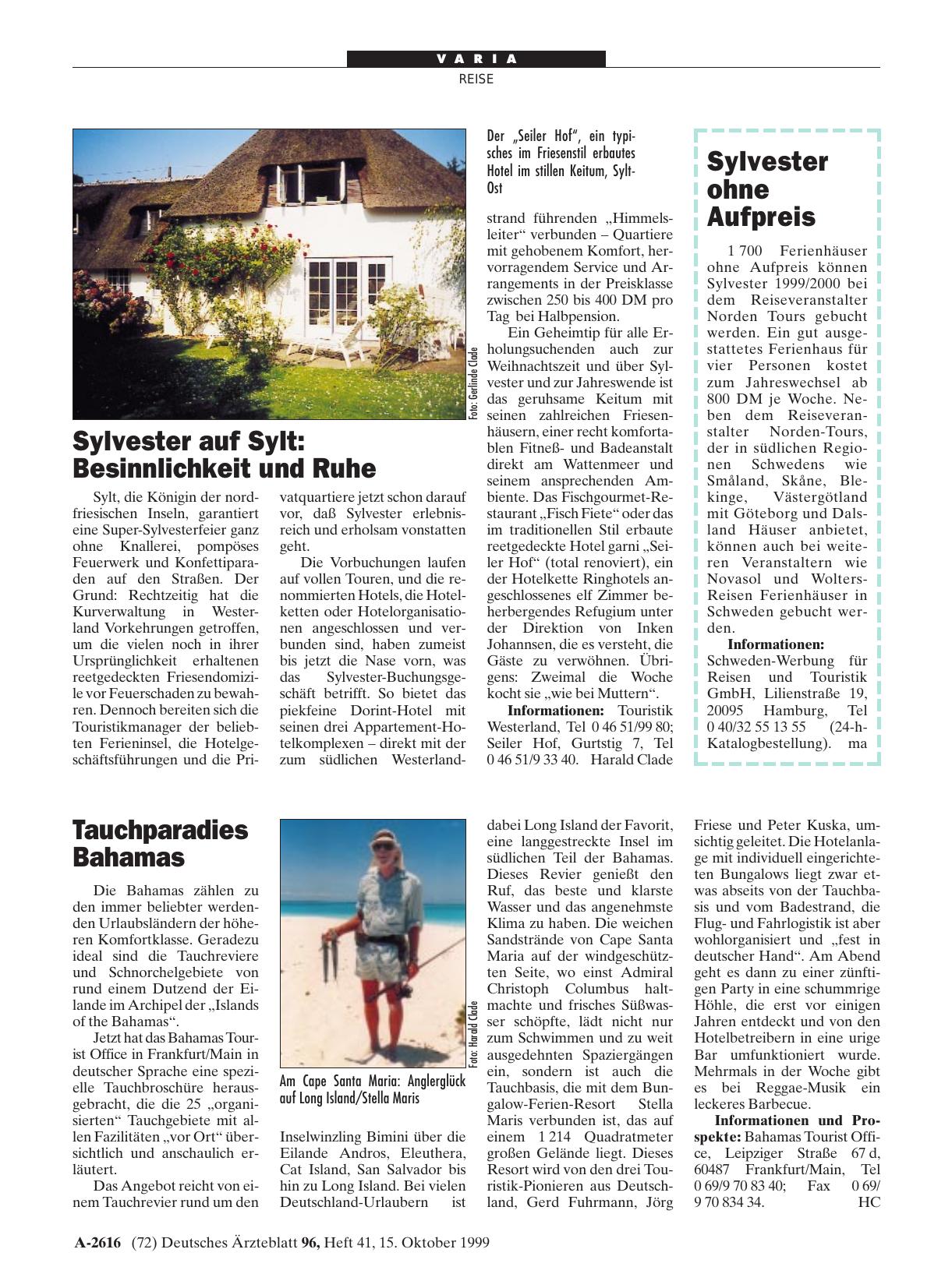 Vorschauseite 1: Sylvester ohne Aufpreis