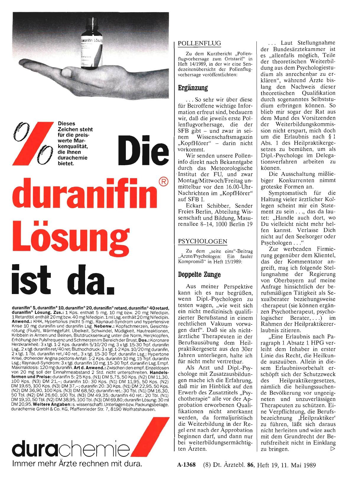 Vorschauseite 1: POLLENFLUG: Ergänzung
