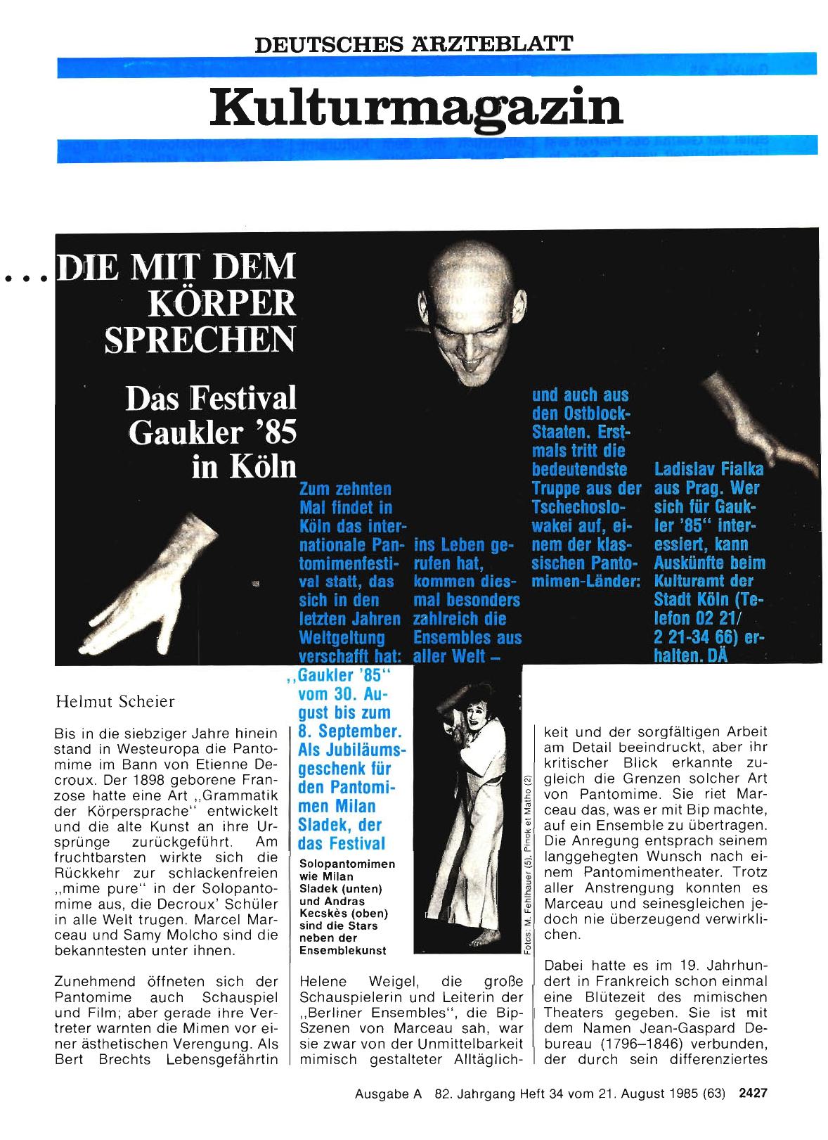 Vorschauseite 1: Die mit dem Körper srprechen