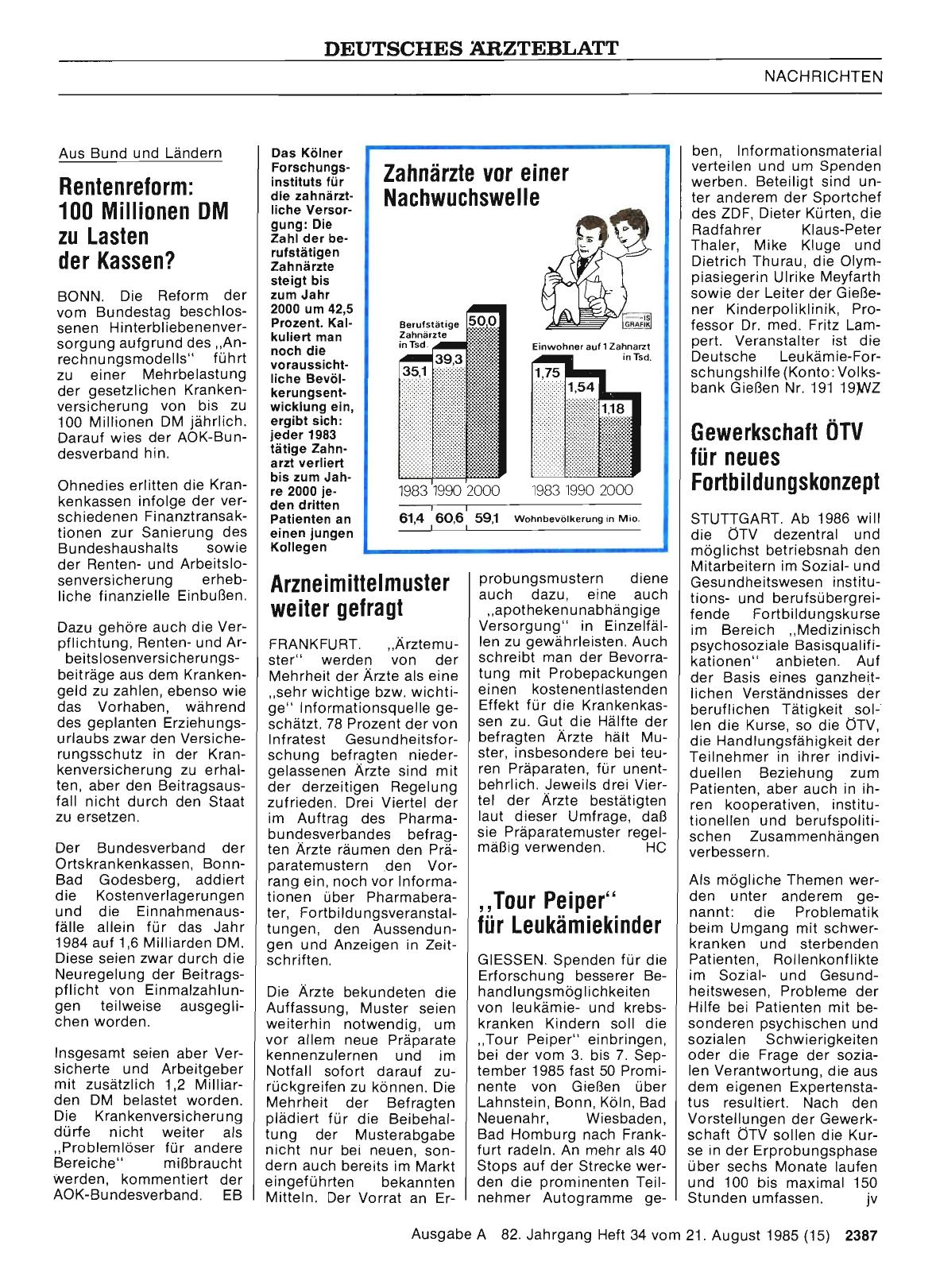 Vorschauseite 1: , , Tour Peiper“ für Leukämiekinder
