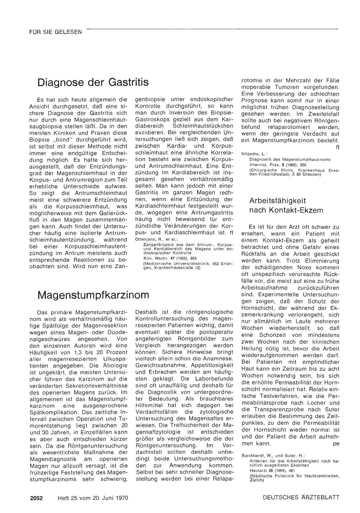 Vorschauseite 1: Magenstumpfkarzinom