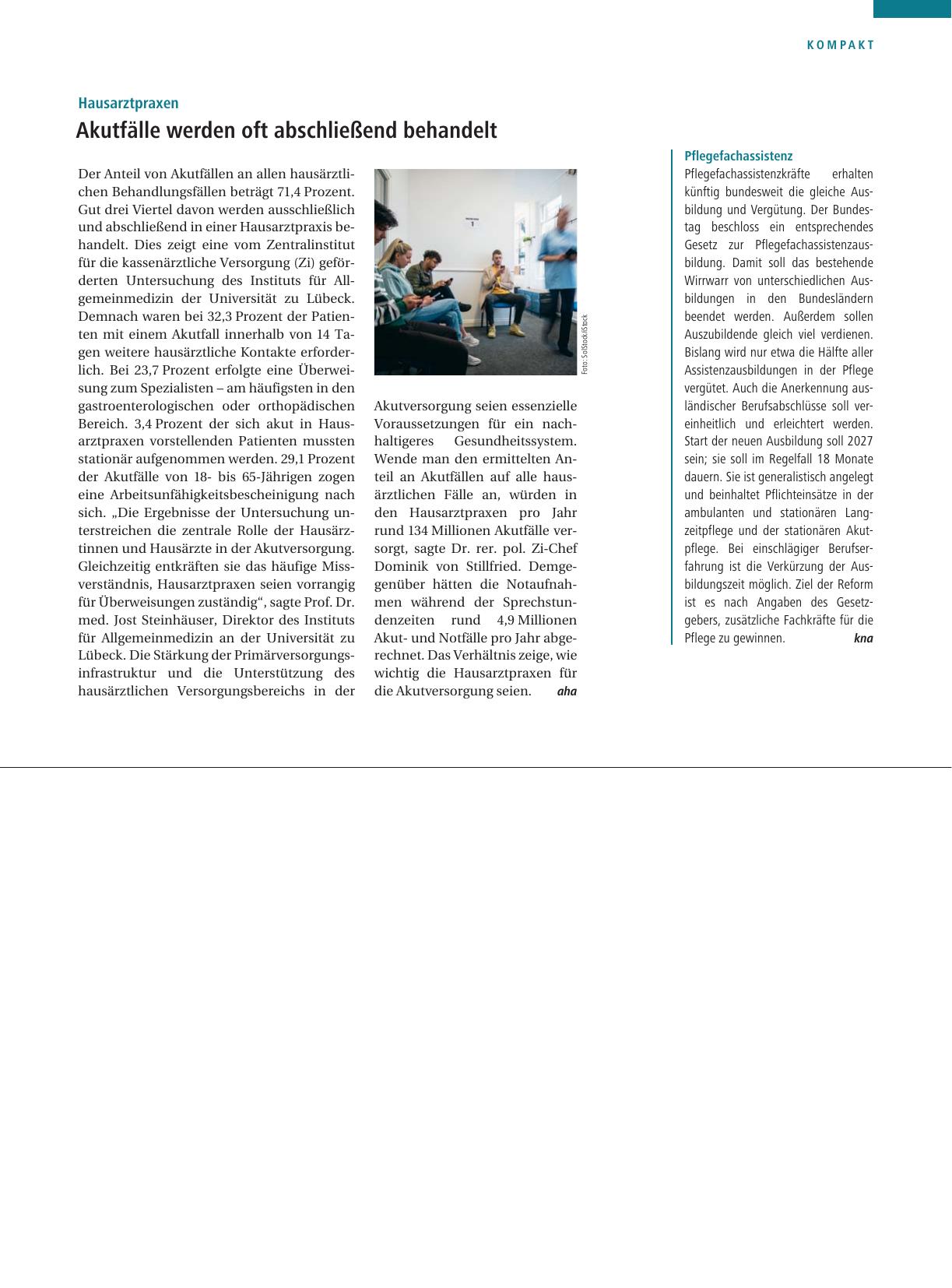 Vorschauseite 1: Pflegefachassistenz