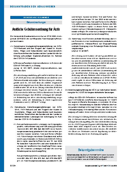 Vorschauseite 1: Bekanntgaben online