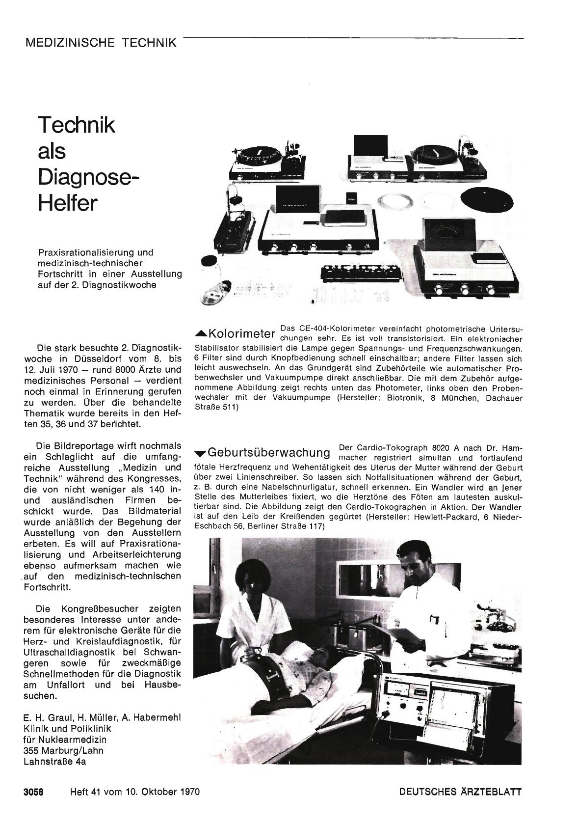 Vorschauseite 1: Technik als Diagnose-Helfer