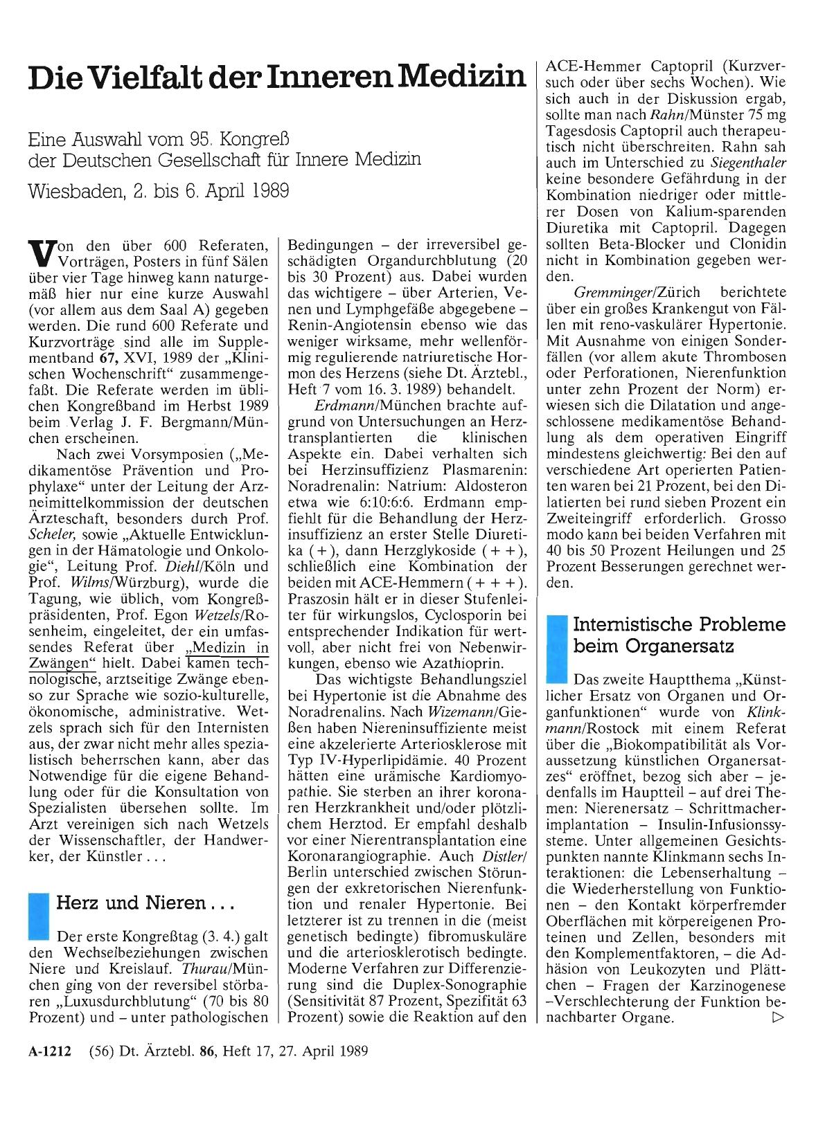 Vorschauseite 1: Die Vielfalt der Inneren Medizin