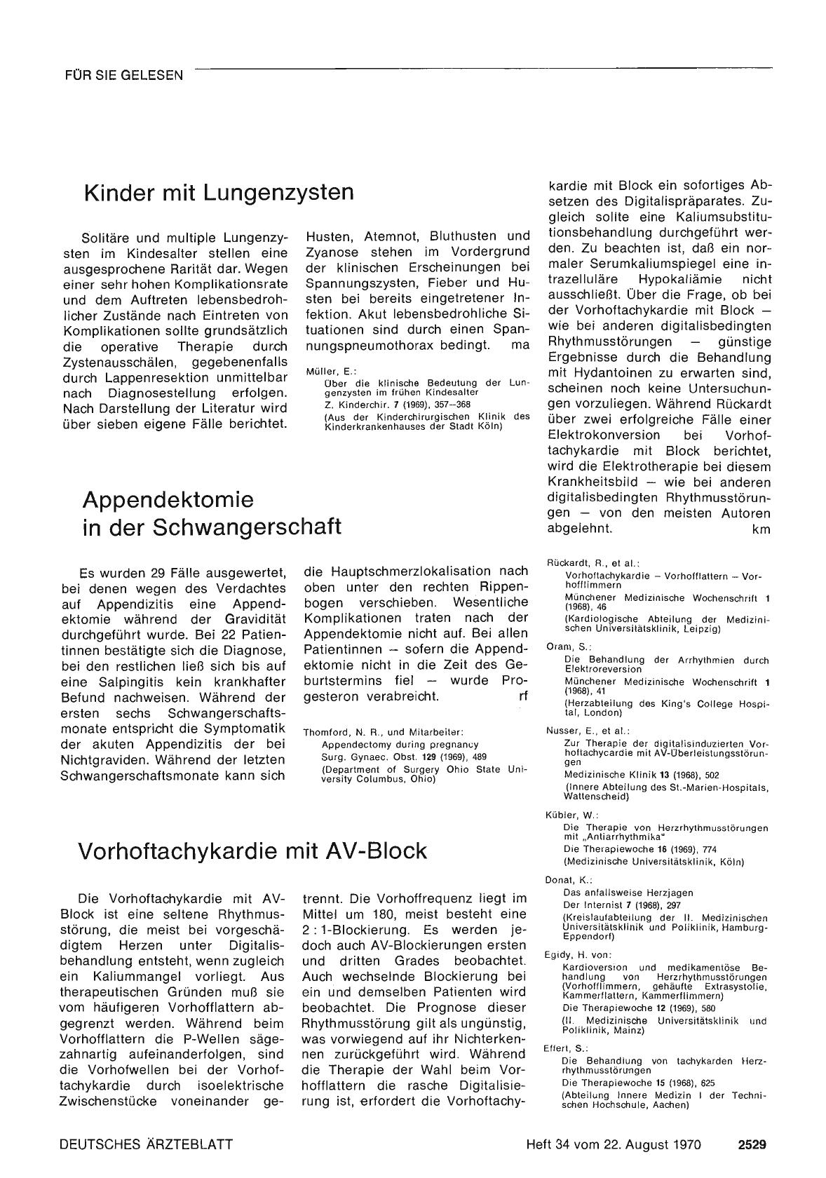 Vorschauseite 1: Vorhoftachykardie mit AV-Block