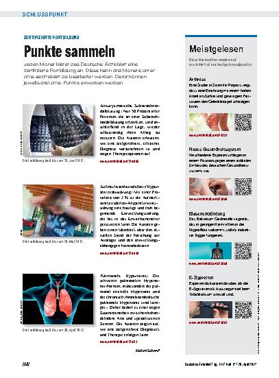 Vorschauseite 1: Zertifizierte Fortbildung: Punkte sammeln
