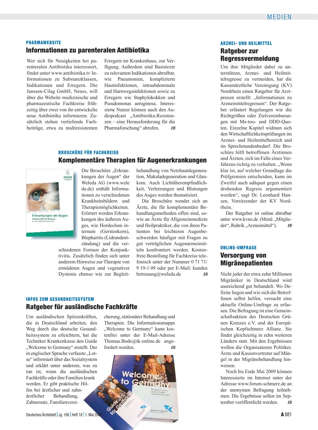 Vorschauseite 1: Pharmawebsite: Informationen zu parenteralen Antibiotika