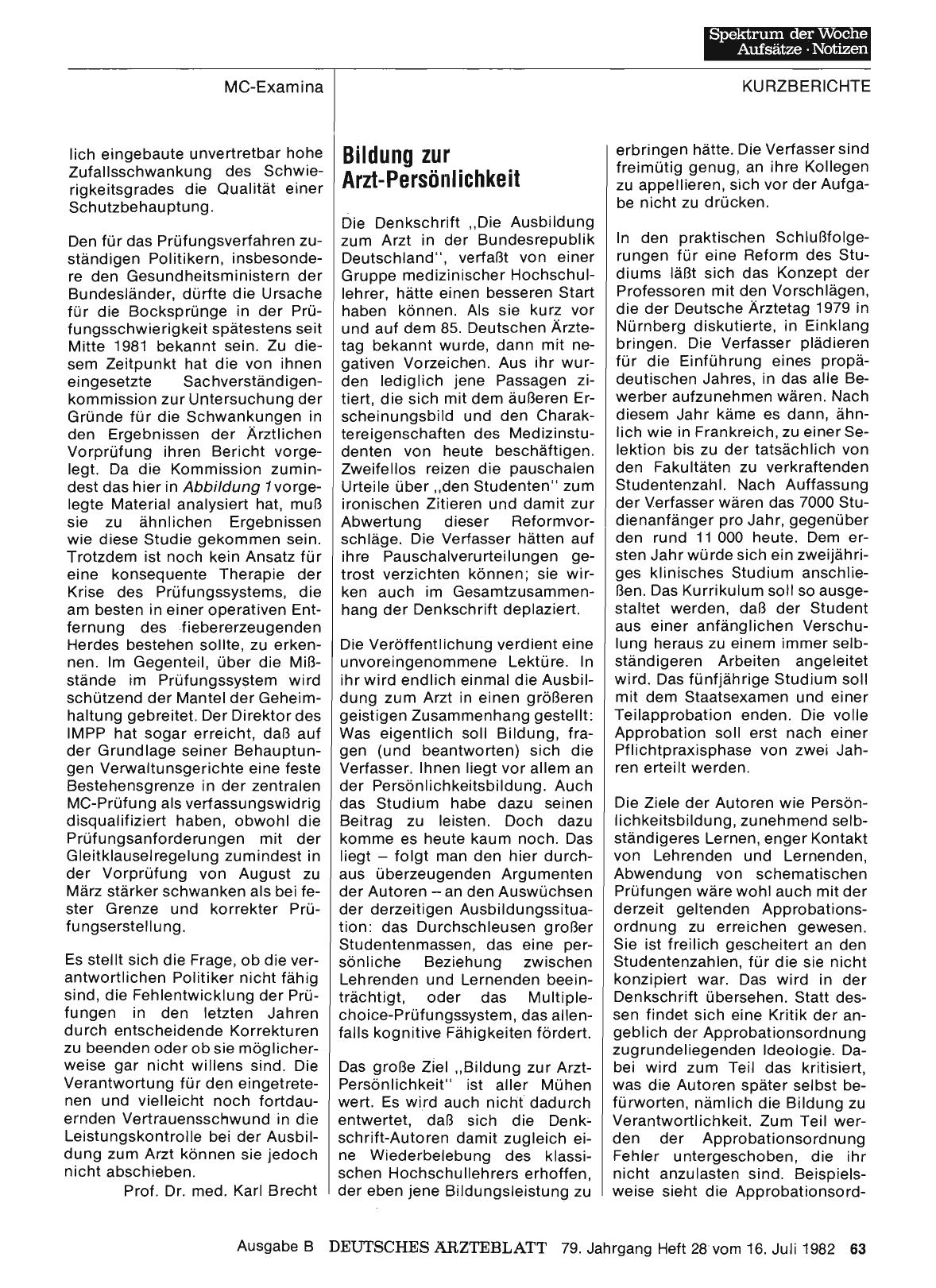 Vorschauseite 1: Bildung zur Arzt-Persönlichkeit