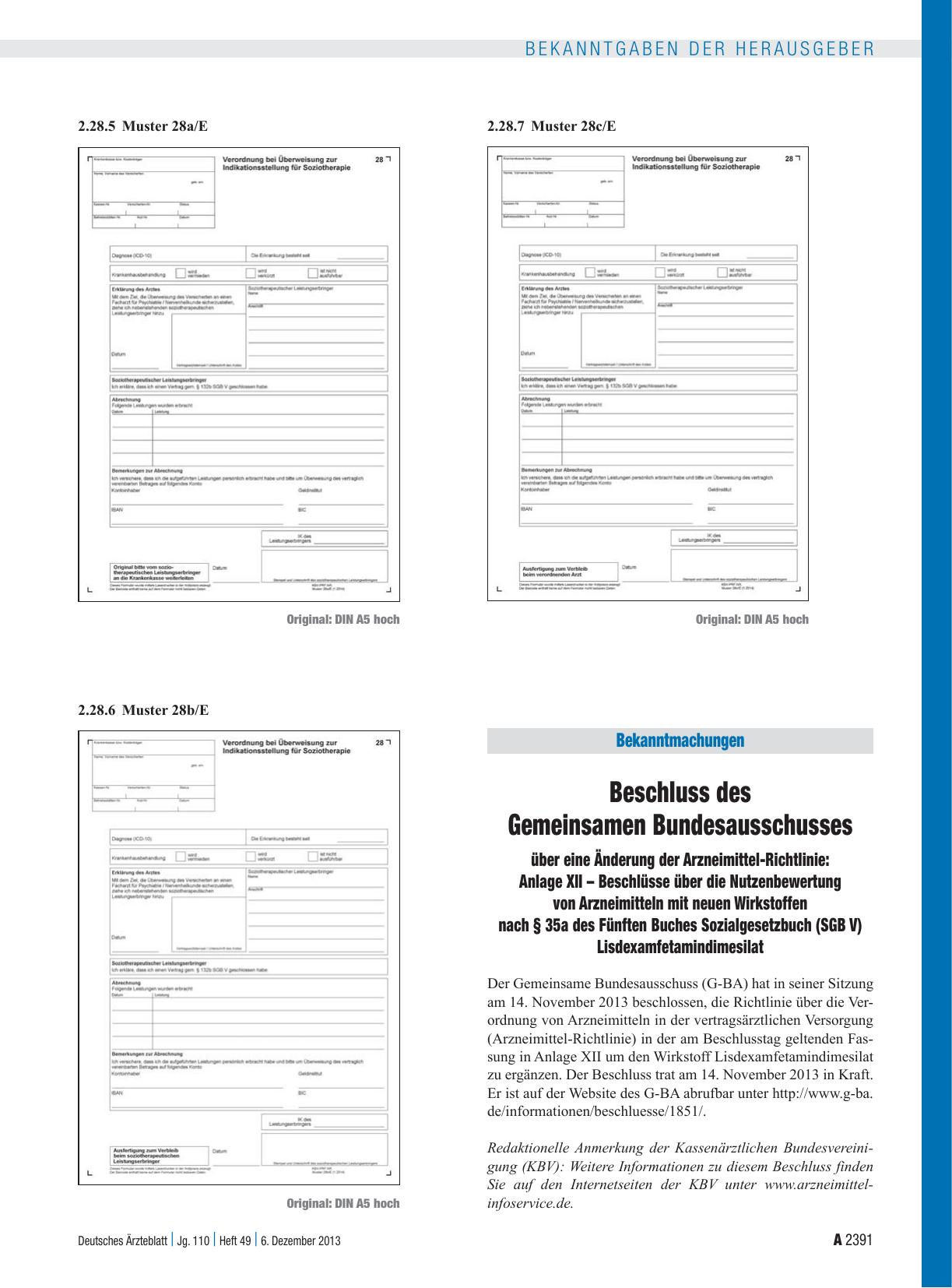 Vorschauseite 3: 18. Änderung der Vereinbarung über den Einsatz des Blankoformularbedruckungs-Verfahrens zur Herstellung und Bedruckung von Vordrucken für die vertragsärztliche Versorgung