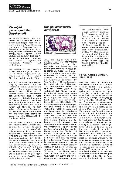 Vorschauseite 1: Das philatelistische Arztporträt