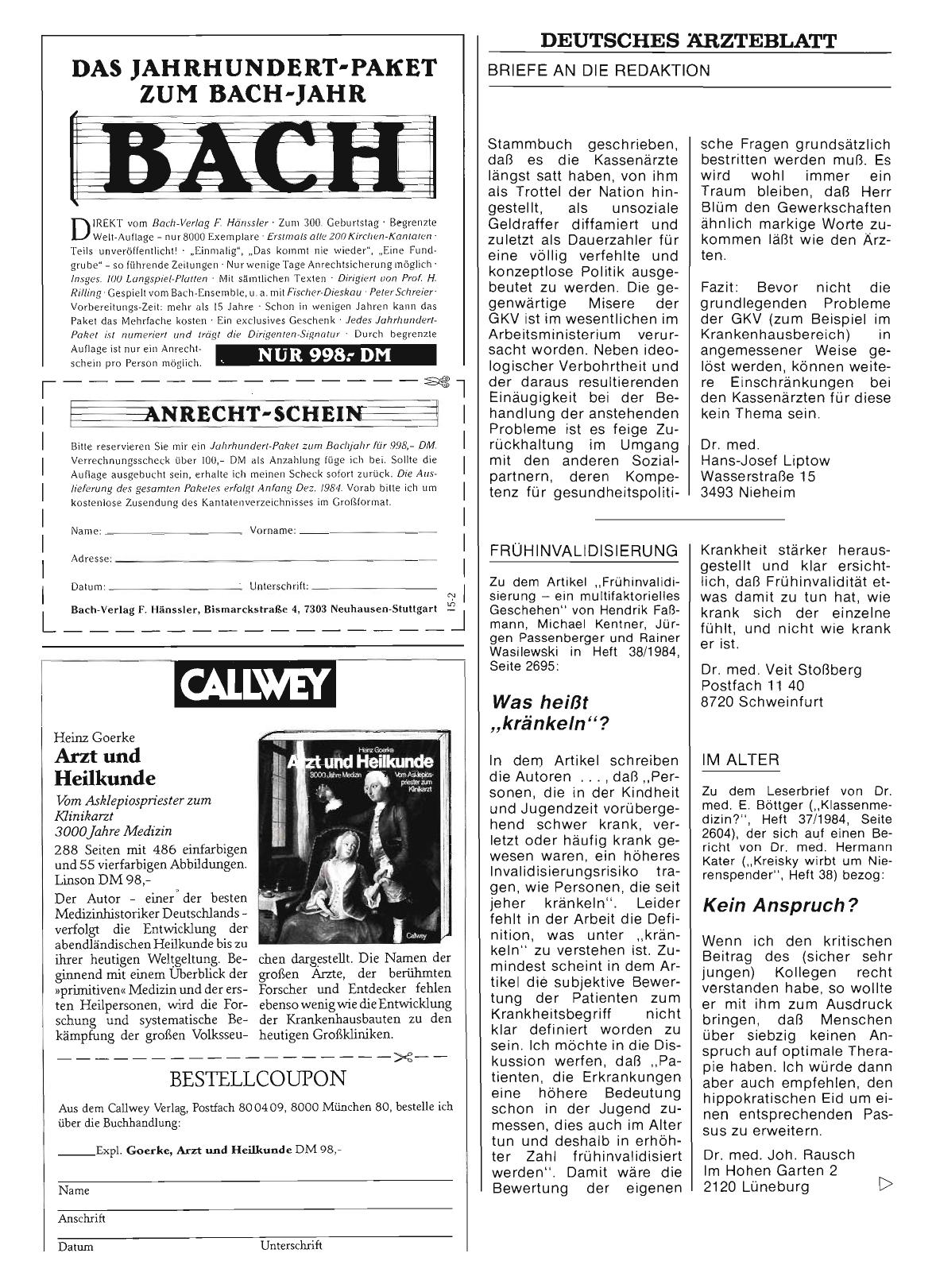 Vorschauseite 1: IM ALTER: Kein Anspruch?