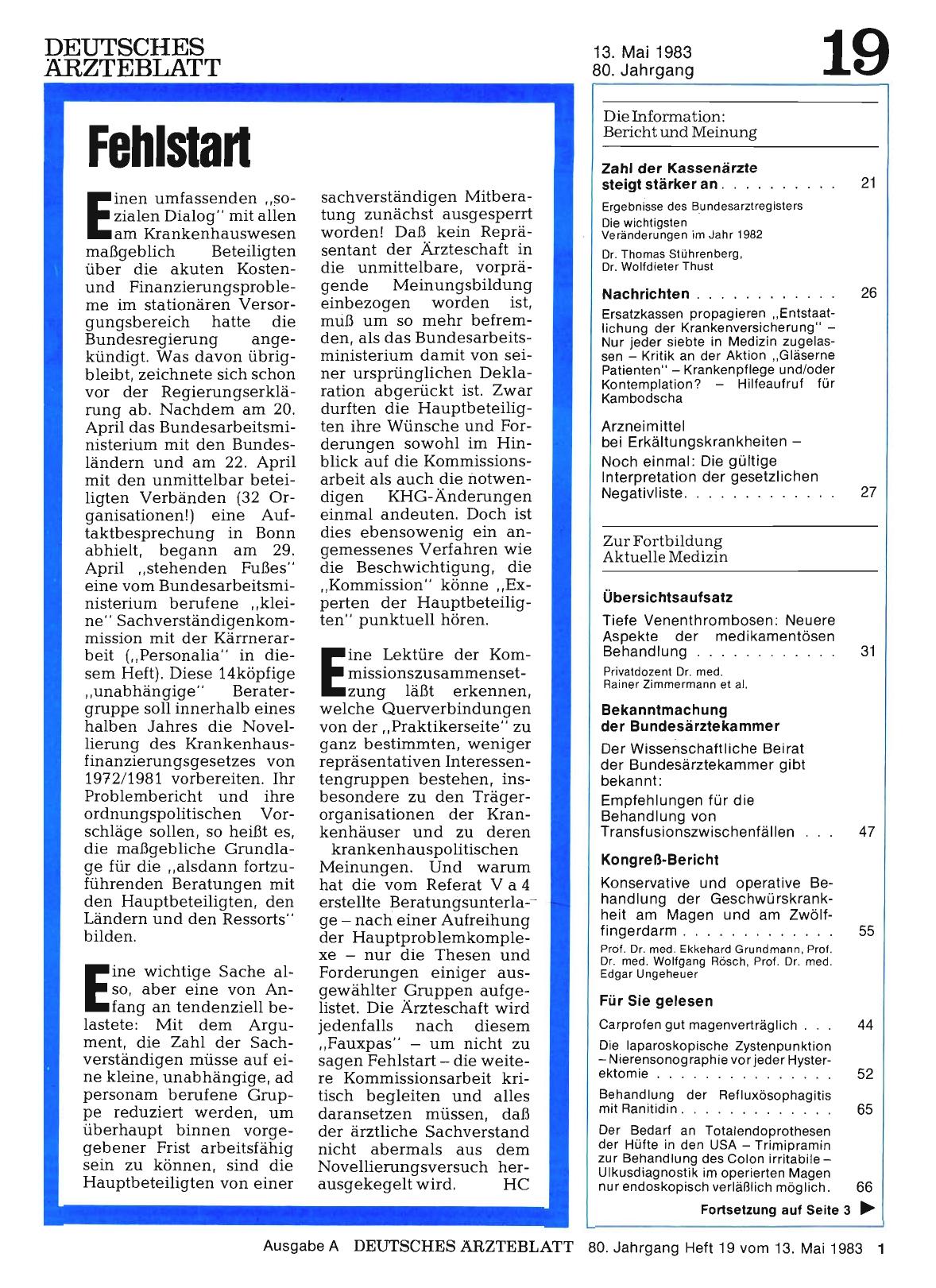 Vorschauseite 1: Fehlstart