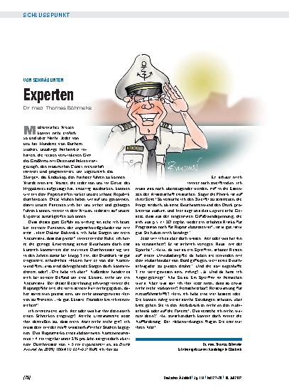 Vorschauseite 1: Von schräg unten: Experten