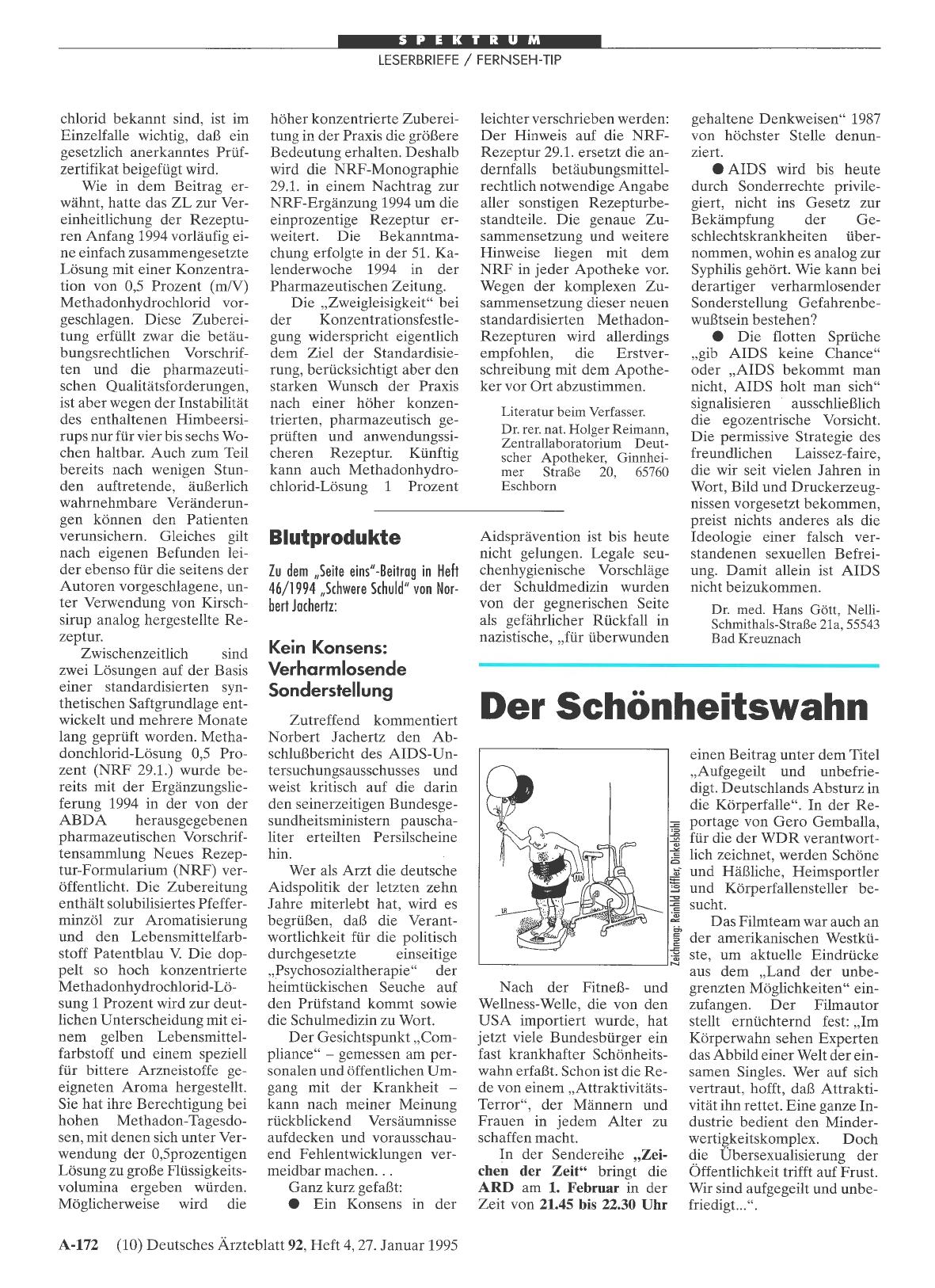 Vorschauseite 1: Der Schönheitswahn