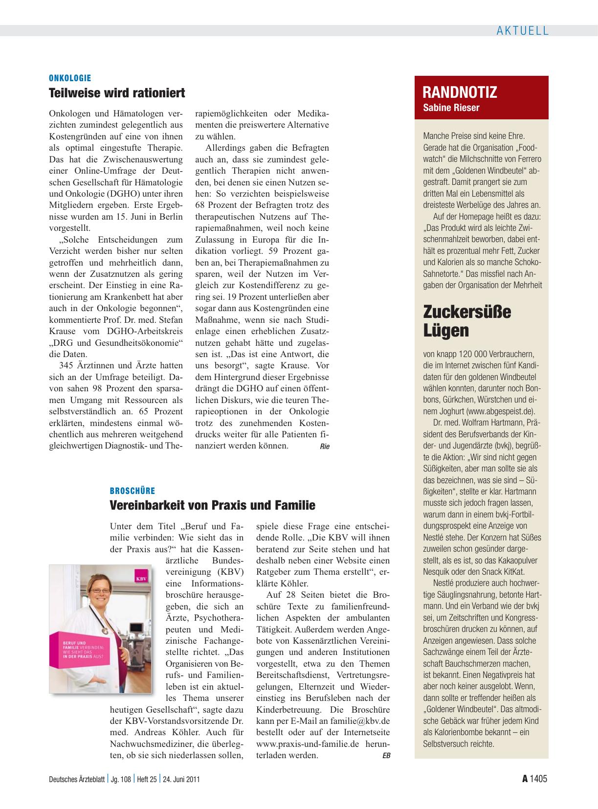Vorschauseite 1: Randnotiz: Zuckersüße Lügen
