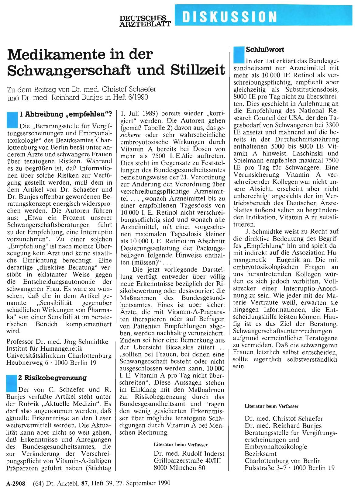 Vorschauseite 1: Medikamente in der Schwangerschaft und Stillzeit: 2 Risikobegrenzung