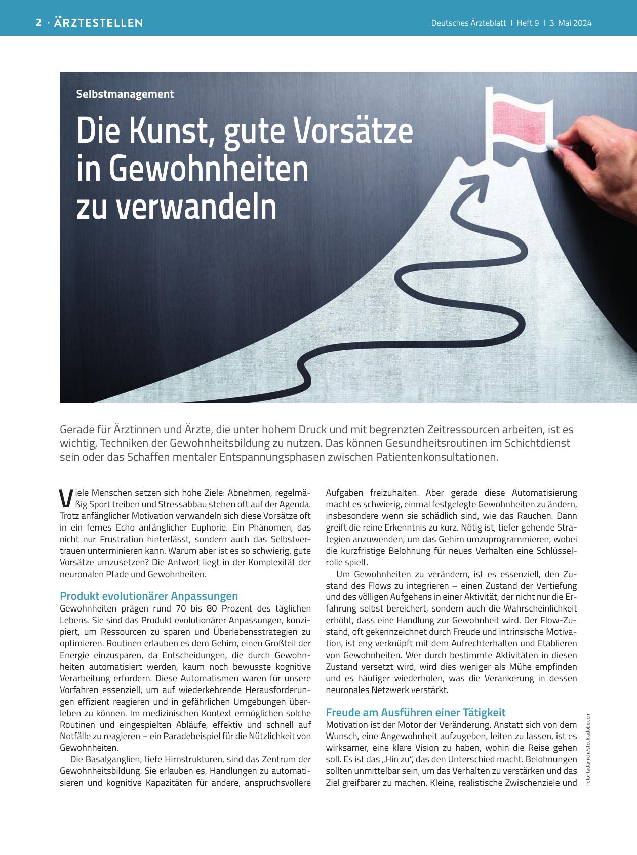 Vorschauseite 1: Selbstmanagement: Die Kunst, gute Vorsätze in Gewohnheiten zu verwandeln