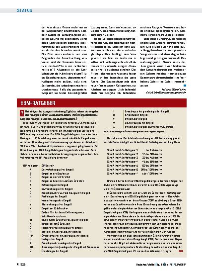 Vorschauseite 1: EBM-Ratgeber