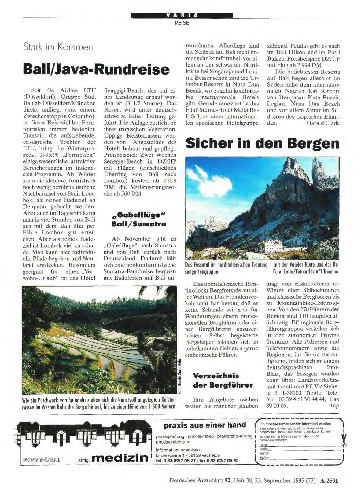 Vorschauseite 1: Stark im Kommen: Bali/Java-Rundreise