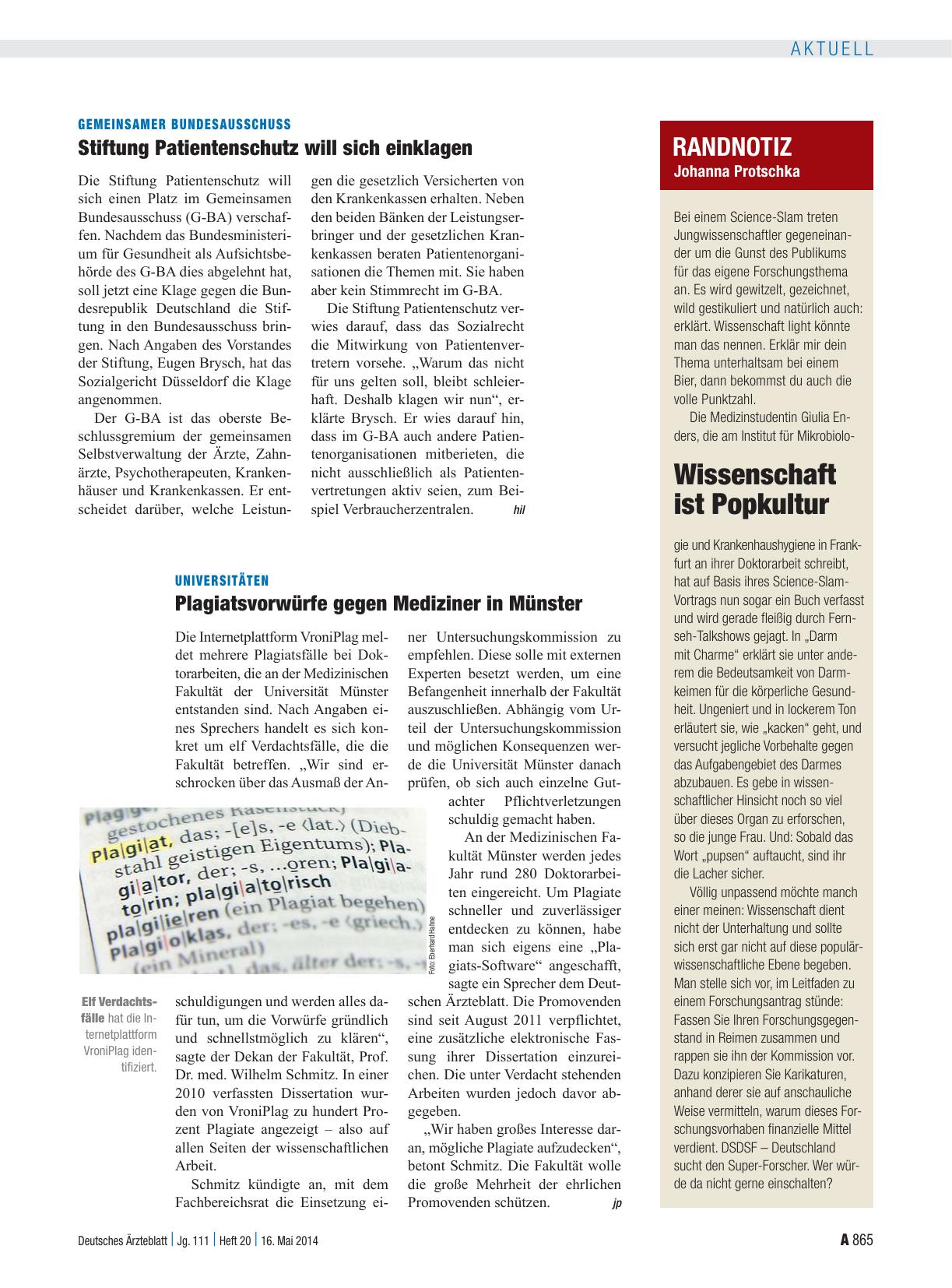 Vorschauseite 1: Gemeinsamer Bundesausschuss: Stiftung Patientenschutz will sich einklagen