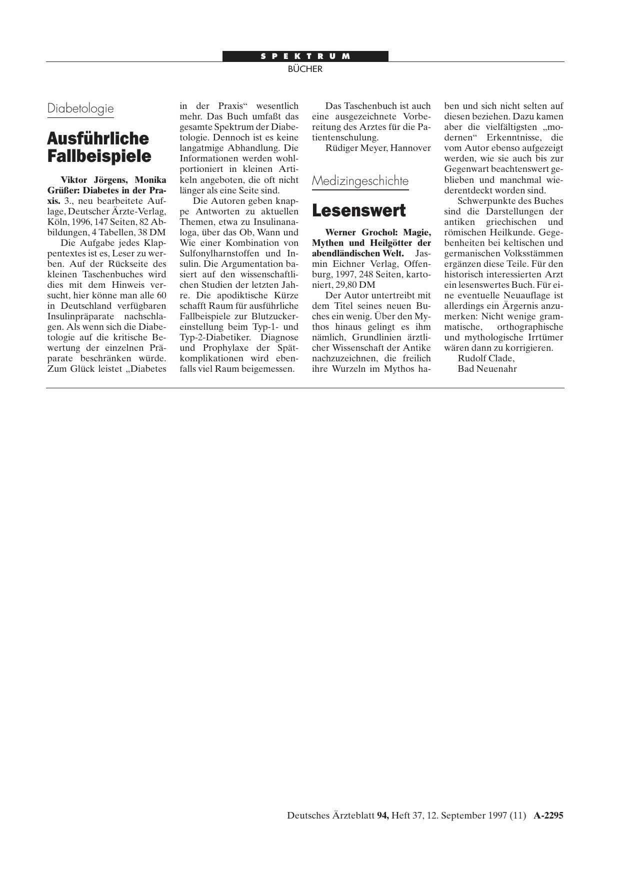 Vorschauseite 1: Diabetes in der Praxis
