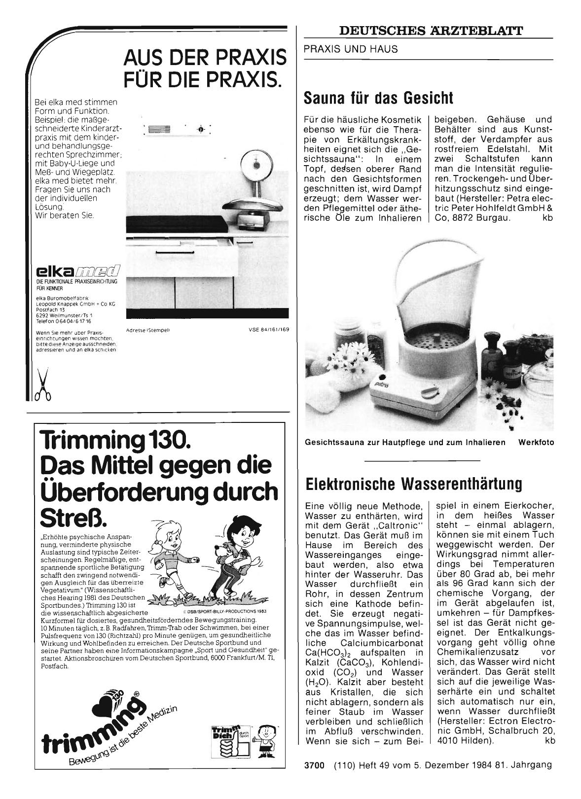 Vorschauseite 1: Sauna für das Gesicht