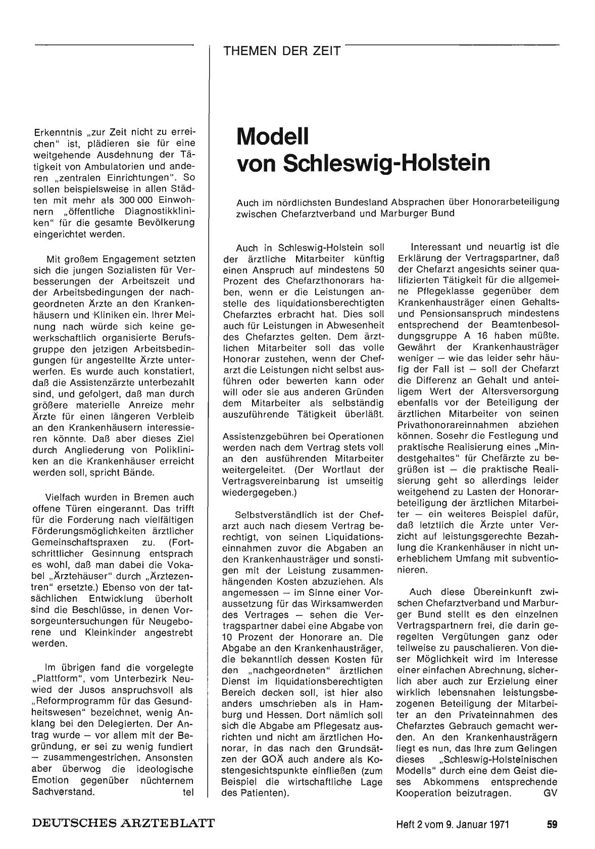 Vorschauseite 1: Modell von Schleswig-Holstein