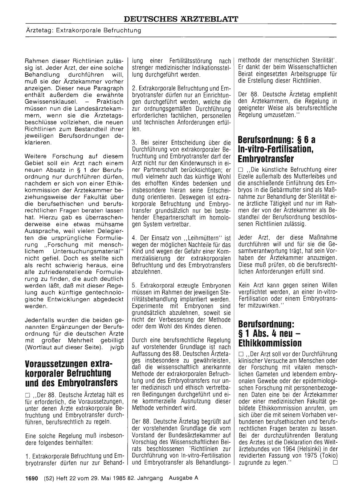 Vorschauseite 1: Entschließungen