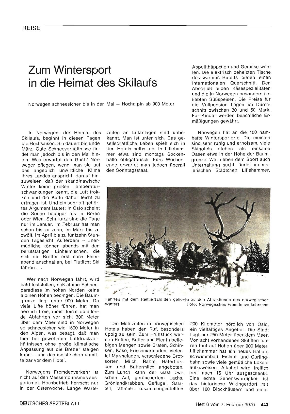 Vorschauseite 1: Zum Wintersport in die Heimat des Skilaufs