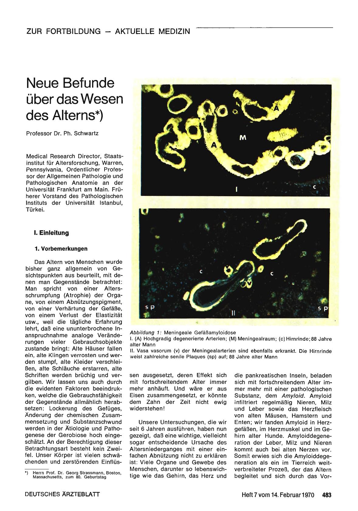 Vorschauseite 1: Neue Befunde über das Wesen des Alterns