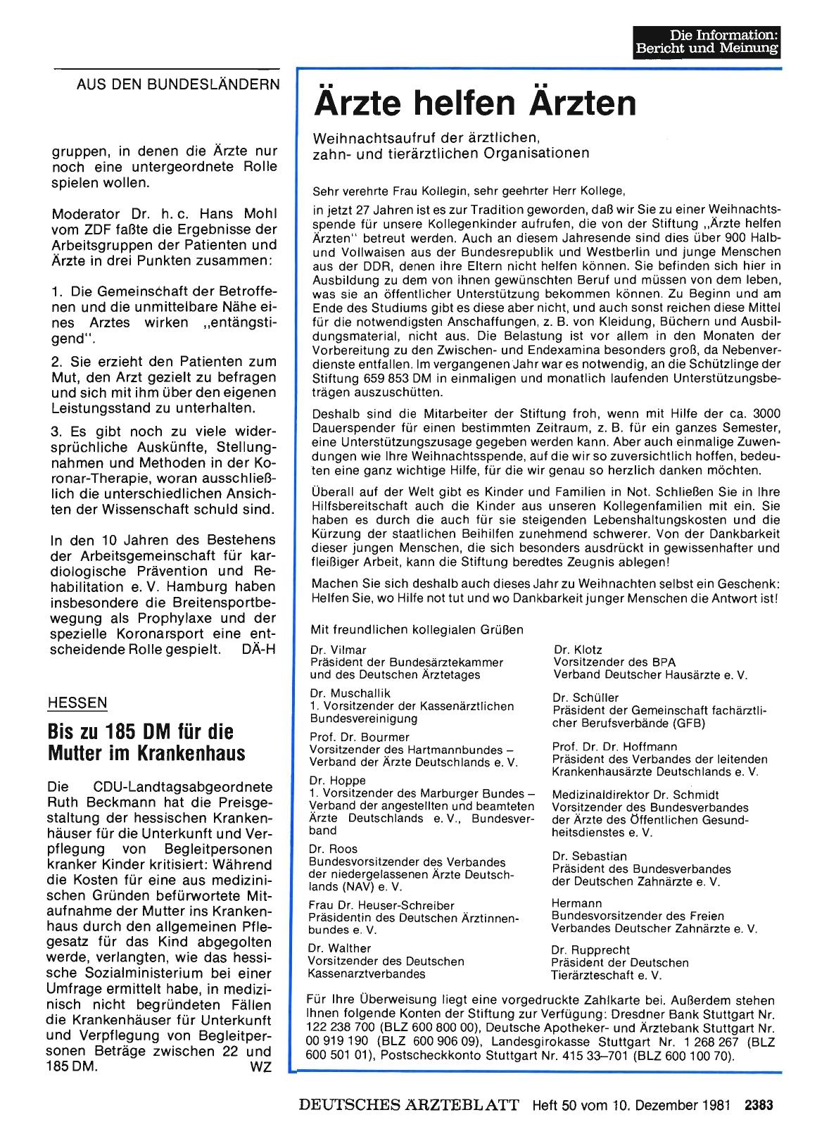 Vorschauseite 1: Ärzte helfen Ärzten