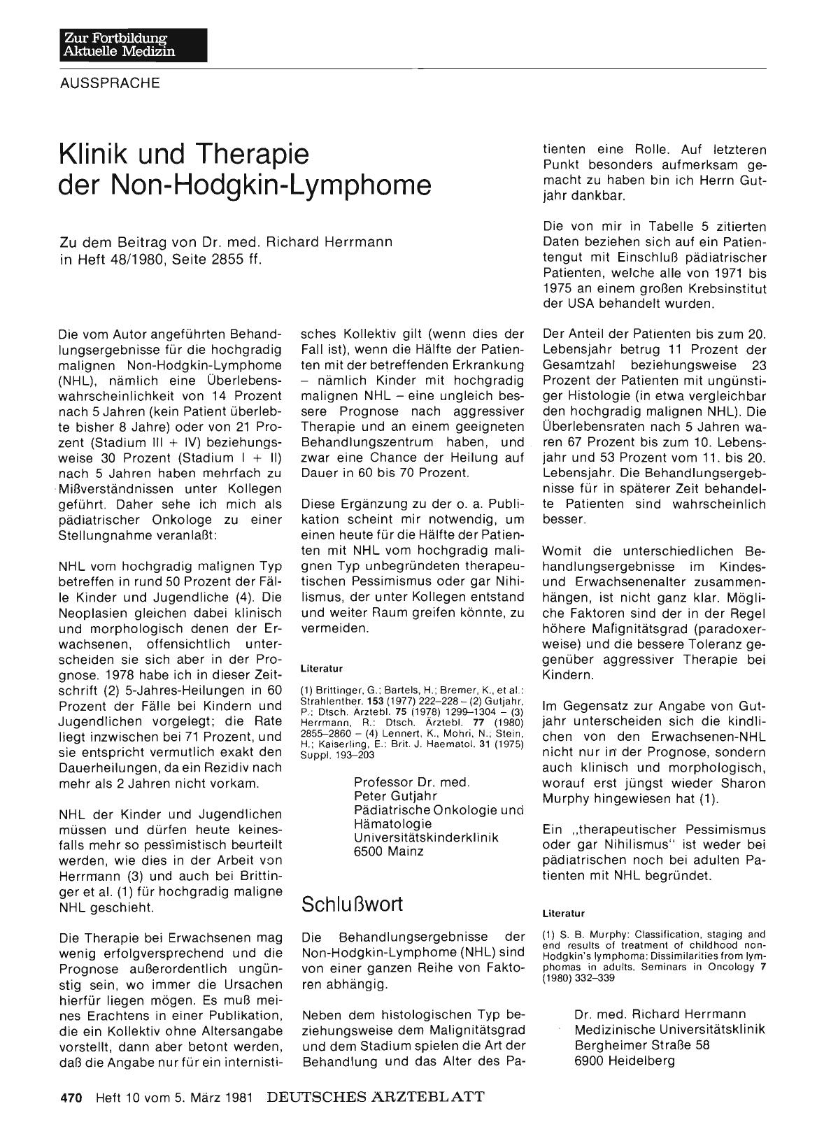 Vorschauseite 1: Schlußwort