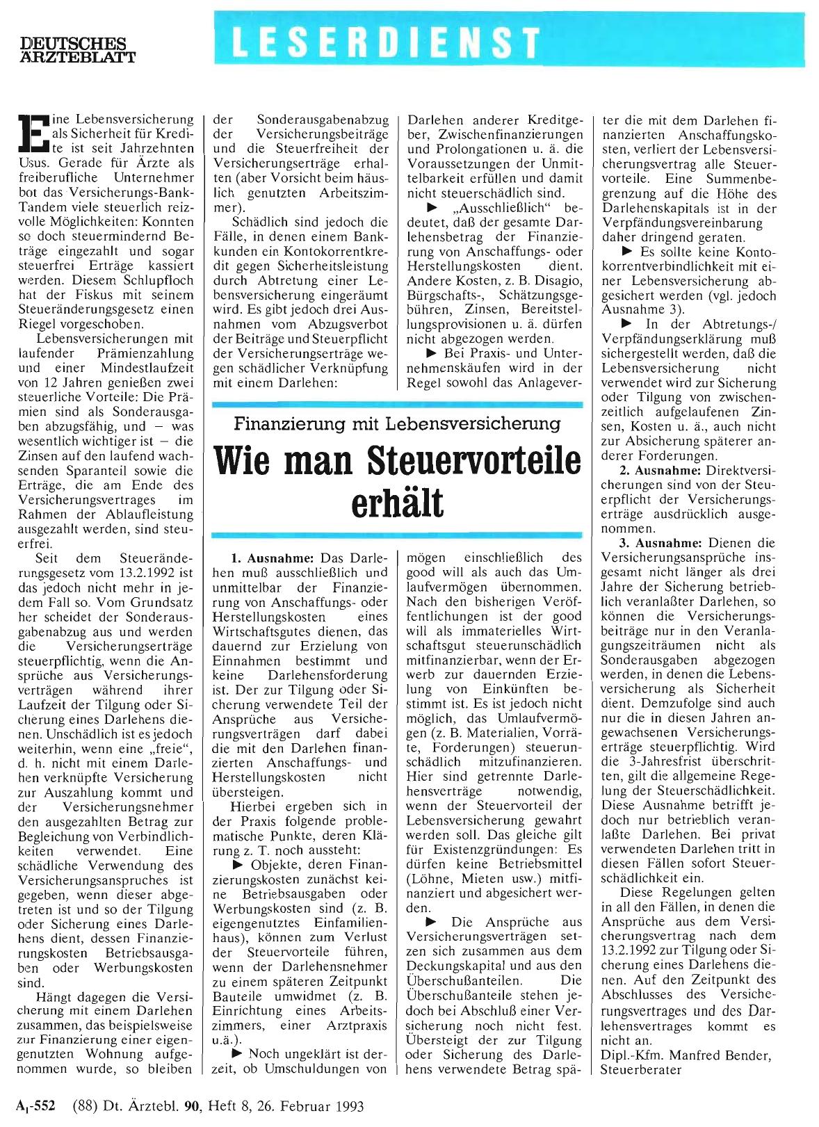 Vorschauseite 1: Finanzierung mit Lebensversicherung: Wie man Steuervorteile erhält