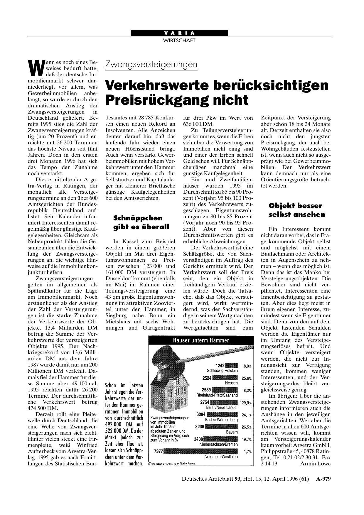 Vorschauseite 1: Häuser unterm Hammer