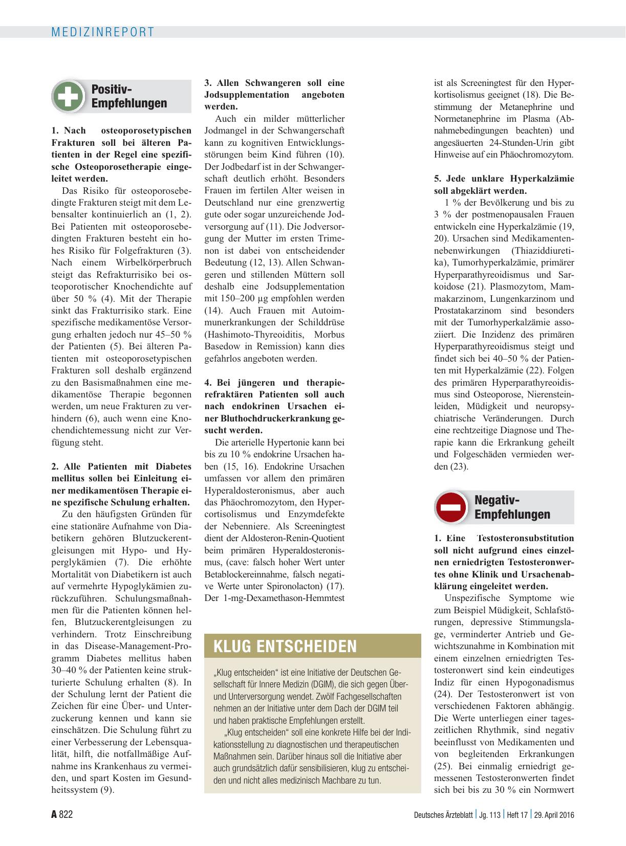 Vorschauseite 2: Klug entscheiden: . . . in der Endokrinologie