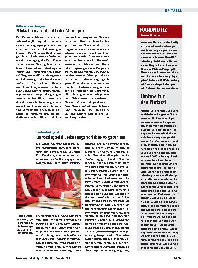 Vorschauseite 1: Seltene Erkrankungen: Ethikrat bemängelt schlechte Versorgung