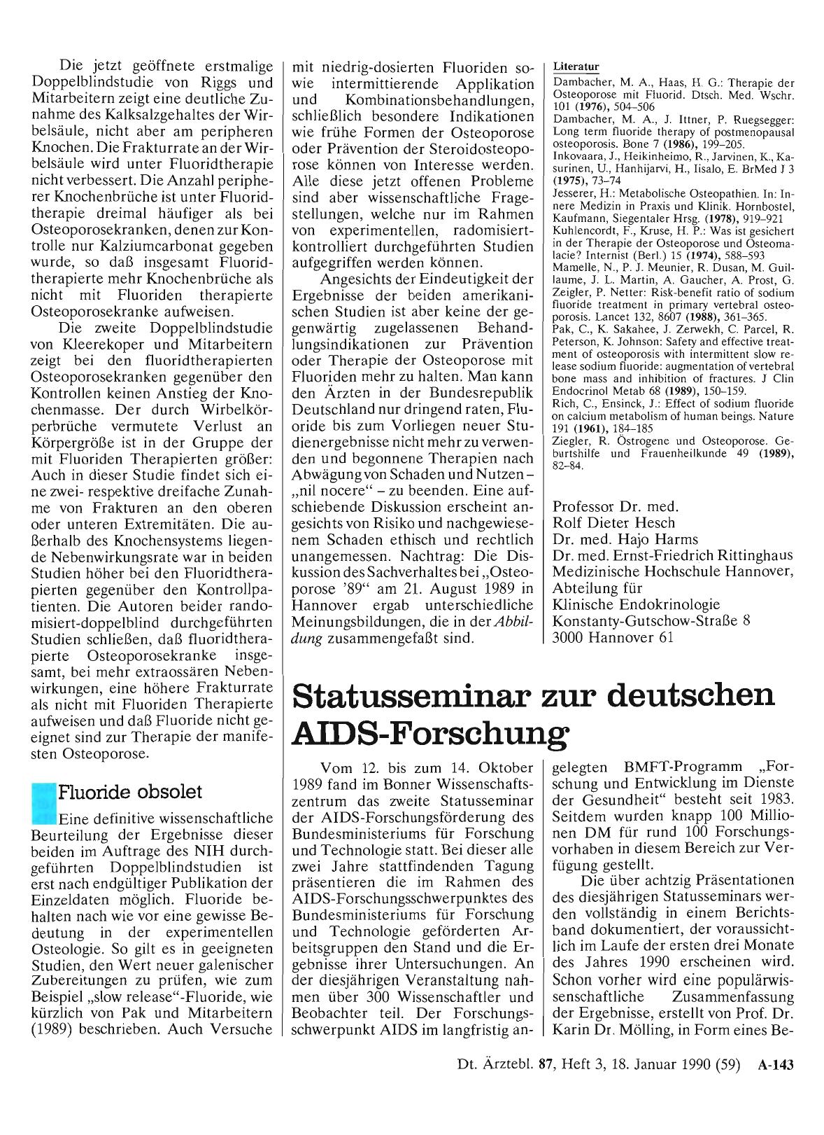 Vorschauseite 1: Statusseminar zur deutschen AIDS-Forschung
