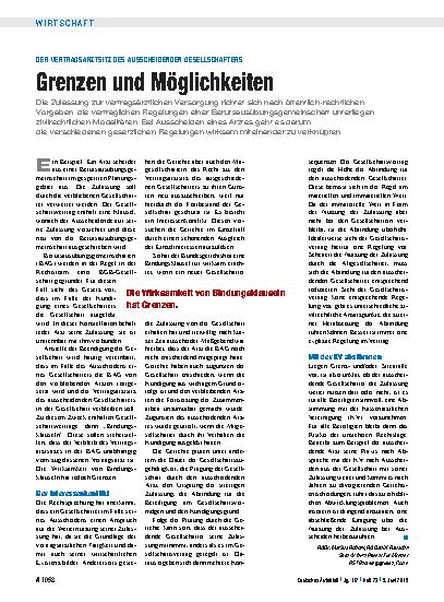 Vorschauseite 1: Der Vertragsarztsitz des ausscheidenden Gesellschafters: Grenzen und Möglichkeiten